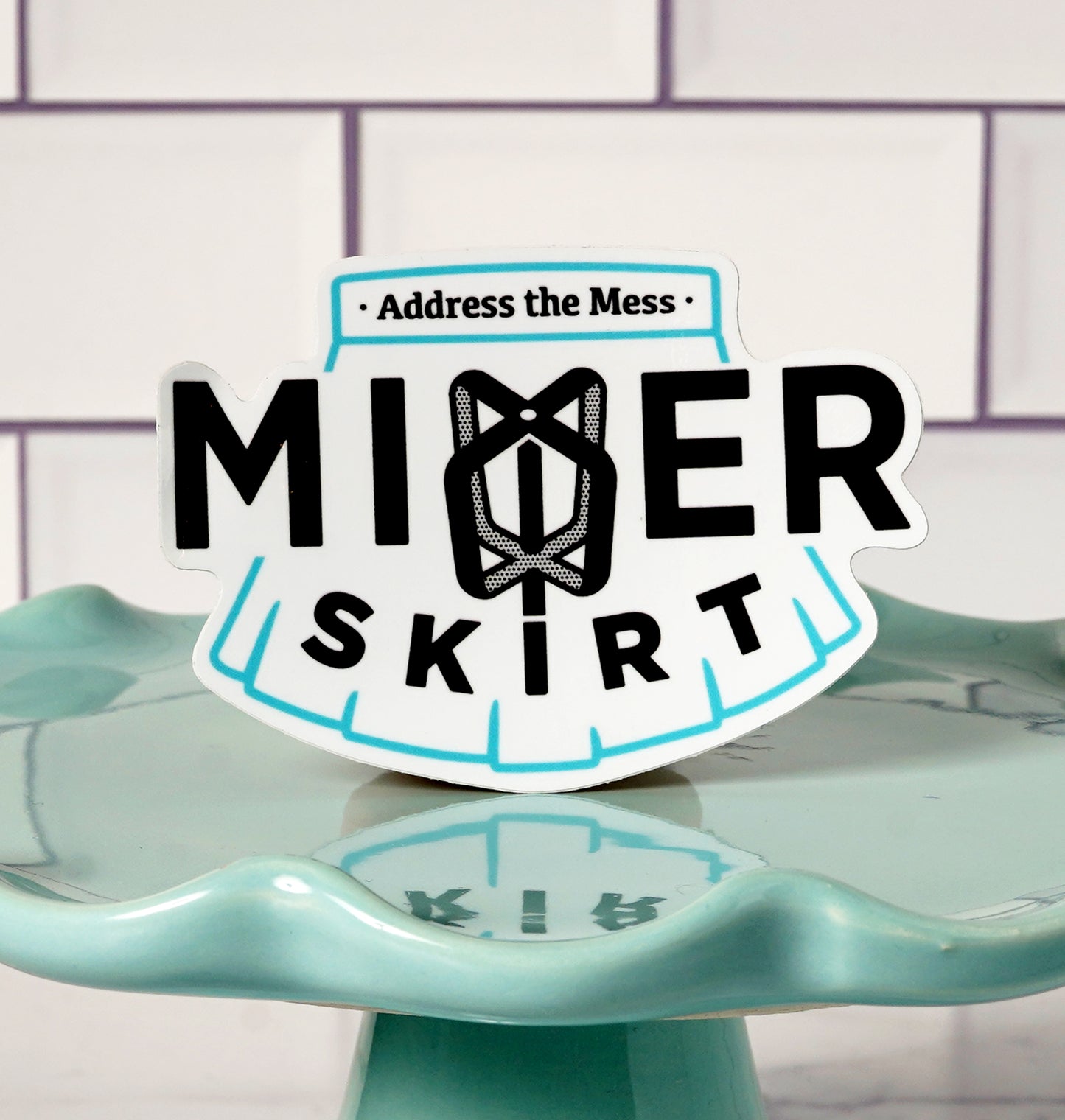 mixer skirt fabric splash guard for kitchenaid stand mixer sticker
