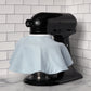 Fabric splash guard for KitchenAid stand mixer in blueberry extract