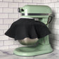 Fabric splash guard for KitchenAid lift stand mixer in poppy seed 