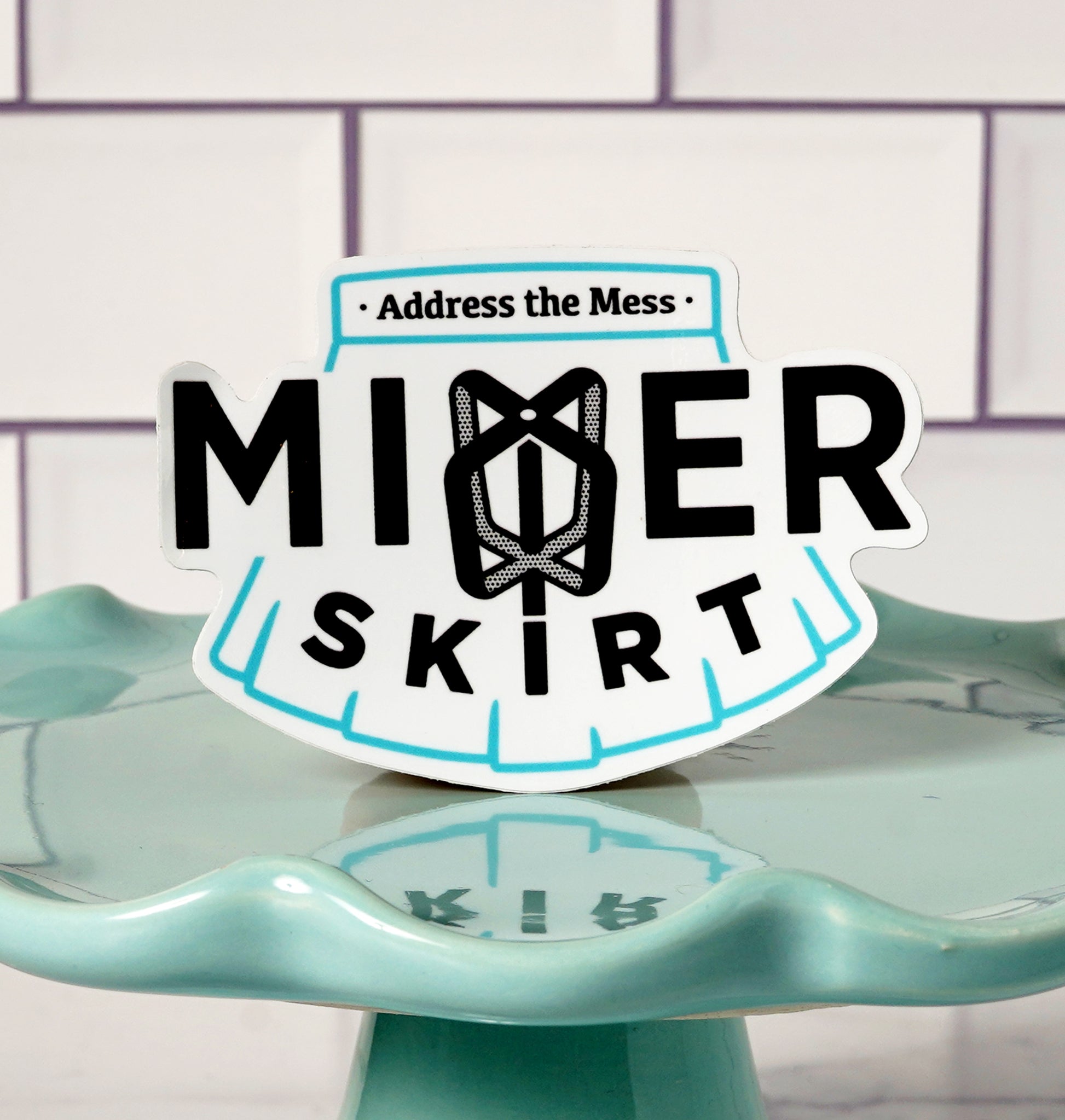 mixer skirt fabric splash guard for kitchenaid stand mixer sticker